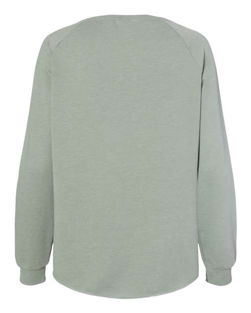 Molleton à col rond California délavé pour femmes